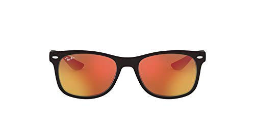 Ray-Ban JUNIOR New Wayfarer Junior Gafas de sol, Matte Black, 47 Unisex-Niño