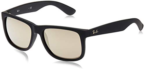 Ray-Ban Justin RB4165 - Gafas de sol Unisex, Negro (Gold 622/5A), 55 mm