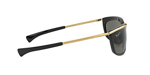 Ray-Ban Olympian I RB2319-901/58 Gafas de sol, Negro/Oro, 62 Unisex