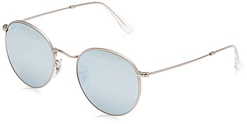 Ray-Ban Rb 3447 Gafas de sol, Matte Silver, 53 para Hombre