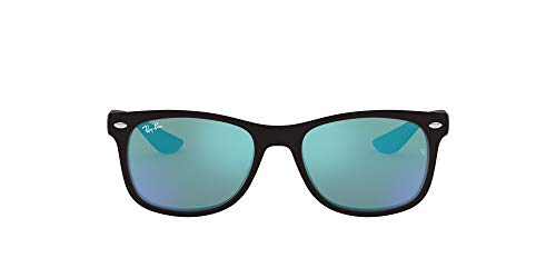 Ray-Ban Rj9052S Gafas de sol, Rectangulares Unisex niños, negro