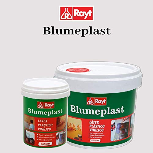 Rayt 156-09 Blumeplast M-10: Látex plástico, imprimación y sellador de Superficies de Yeso, Cemento, estuco, Madera, cerámica, Puzzles. Enriquecedor de Pinturas. Secado Transparente, 1kg