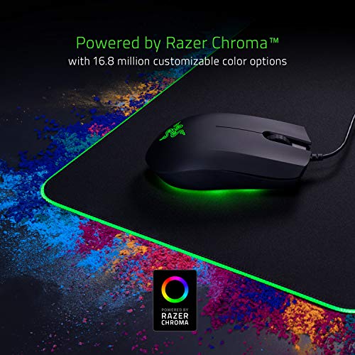 Razer Goliathus Extended Chroma - Suave alfombrilla de ratón para juegos, con tecnología Razer Chroma