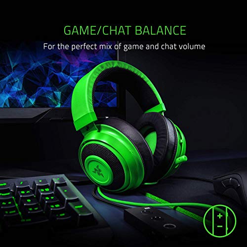 Razer Kraken Tournament Edition Auriculares Gaming, con Cable, Control de Audio y THX Spatial Audio, Alámbrico, Verde