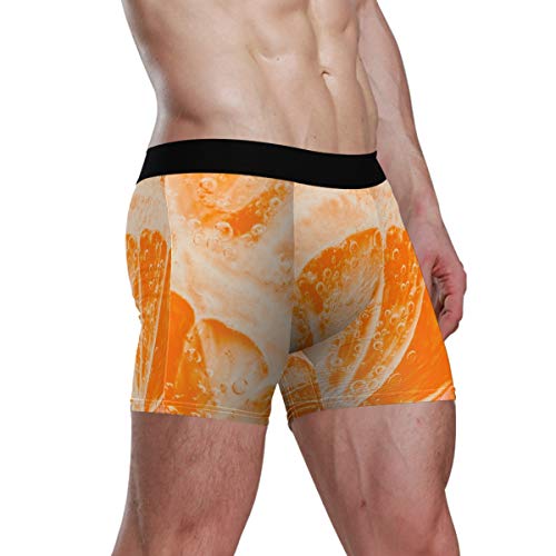 REFFW Calzoncillos para Hombre Estuche Boxer con Tronco de toronja y Pomelo Naranja limón