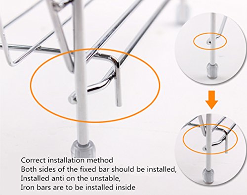 Removable Especiero Rack Organizador apilable Chickwin genial para organizar sus especias Condimento para armarios de cocina, artesanías, maquillaje, rack de almacenamiento (C)