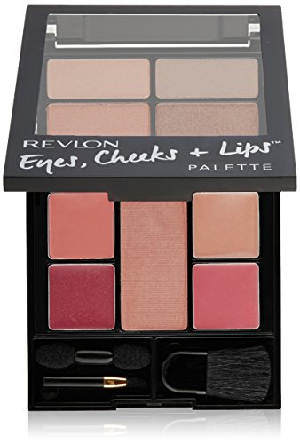 Revlon Palette Set de Maquillaje, Ojos, Pómulos y Labios 100 Romantic Nudes - 100 gr