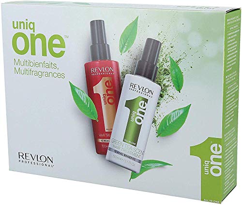 REVLON PROFESSIONAL UNIQ ONE ALL IN ONE Set Tratamiento Classic 150 ml + Tratamiento Green Tea 150 ml