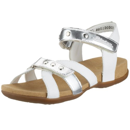 Rieker Kinder - Sandalias de Vestir para niña, Color Blanco, Talla 31