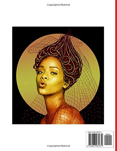 Rihanna Coloring Book: Perfect Gift An Adult Coloring Book