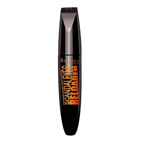 Rimmel London Scandaleyes Reloaded Máscara de Pestañas, Tono Ultrablack, 12 ml