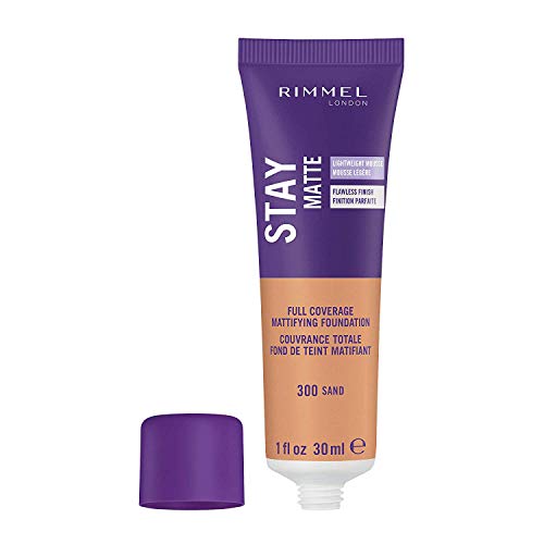 Rimmel London Stay Matte Base de Maquillaje Tono 300 Sand - 41,545 gr