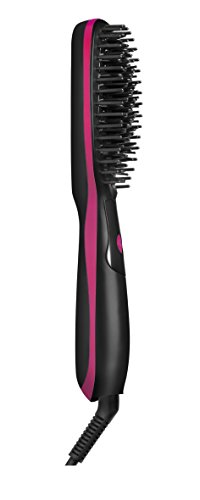 Rowenta Instant Straight CF5712F0 - Moldeador de cabello peine alisador iónico con revestimiento de la placa cerámico y temperatura a 210º