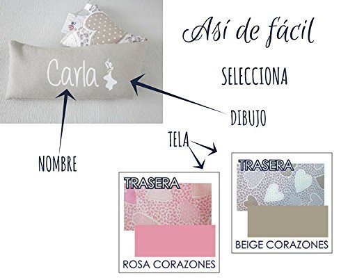 Saco térmico de semillas personalizado"tela de corazones". Conocido como cojín térmico. Un producto 100% natural. Semillas de trigo y hierbas aromáticas. Regalo original y hecho a mano