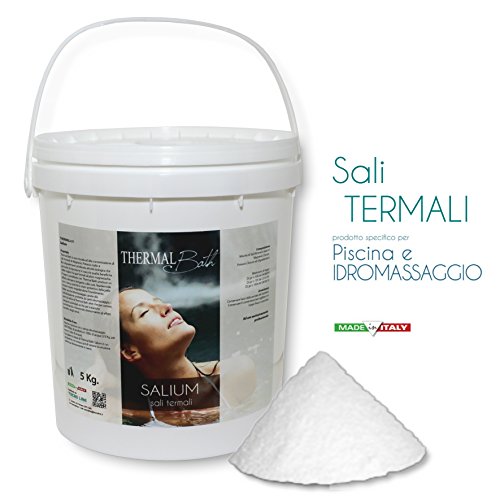 Sali termali para Spa, Jacuzzi y Piscina. Thermal Bath salium 1 kg. Producto Ideal para piscina y Spa Jacuzzi de cualquier marca (Jacuzzi, Teuco, Grass, hafro, dimhora, etc.) envío immediata