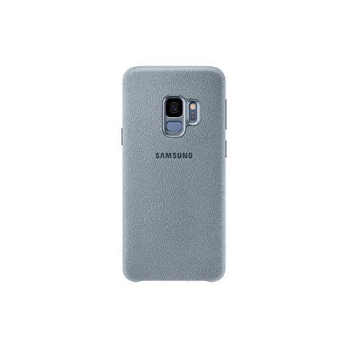 Samsung Alcantara  EF-XG960AMEGWW– Funda para Galaxy S9, Azul (Mint)