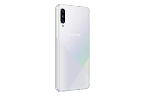 Samsung Galaxy A30s - Smartphone de 6.4" Super AMOLED (4 GB RAM, 64 GB ROM, 16 MP ultra angular, Dual SIM, versión española) blanco