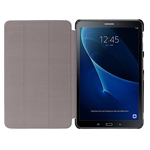 Samsung Tab A T580N Funda,Galaxy Tab A 10.1 Cover - Ultra Slim Carcasa Protección de PU Cuero Funda con Stand Función para Samsung Galaxy Tab A 10.1 Pulgadas (2016) SM-T580N / T585N Tablet,Dont touch