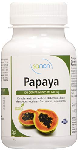 SANON - SANON Papaya 100 comprimidos de 600 mg