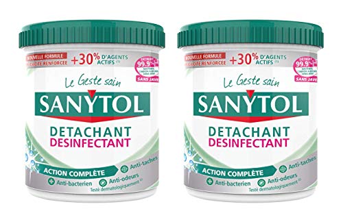 Sanytol polvo quitamanchas desinfectante – Juego de 2