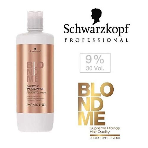 Schwarzkopf Blond Me Supreme Blonde Hair Quality Premium Care 9% 30 Vol Developer 1000ml by Schwarzkopf by Schwarzkopf