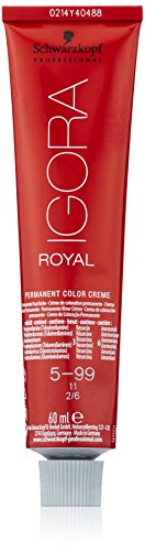 Schwarzkopf Igora Royal Tinte Permanente, Tono 5-99 - 60 ml