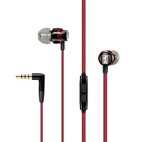 Sennheiser CX 300S - Auriculares intraurales con control remoto inteligente universal, color rojo