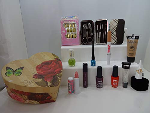 Set de regalo de lujo para ella, mezclar marcas maquillaje, uñas, manicura, juego de herramientas en forma de corazón caja de regalo **Edición limitada** Oferta especial.064.