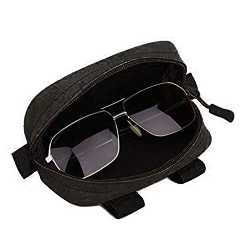 Shumo Nylon Gafas Estuche Rígido Anti-Shock Sistema Molle Gafas de Sol Estuche Portátil Gafas de Sol Impermeables Bolsa Gafas Accesorios