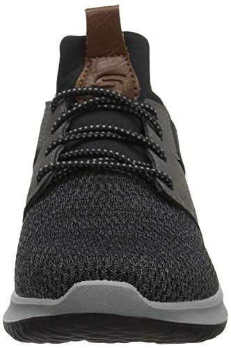 Skechers Classic Fit-Delson-Camden, Men’s Sneakers, Black/Black, 11 UK (12 US)