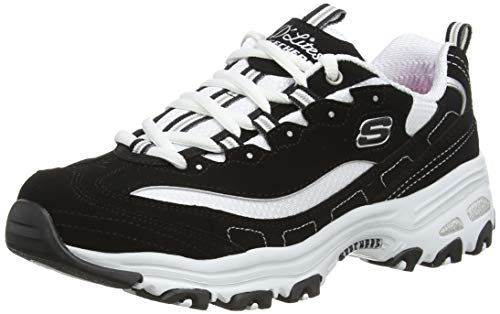 Skechers Women’s D'Lites Me Time TrainersBlack (bkw)4 UK(37 EU)