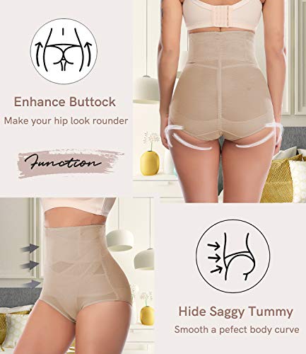 SLIMBELLE Cintura Alta Faja Braguitas Modeladoras Reductora Bragas Ropa Interior Levanta Gluteos Vientre Plano Moldeadores para Mujer