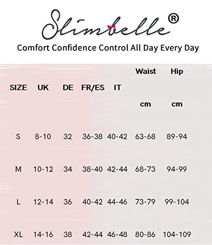 SLIMBELLE Cintura Alta Faja Braguitas Modeladoras Reductora Bragas Ropa Interior Levanta Gluteos Vientre Plano Moldeadores para Mujer