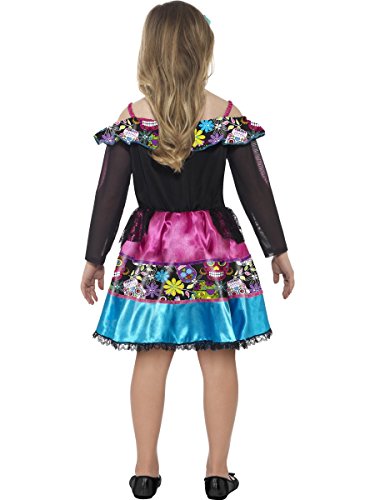 Smiffys Disfraz de Novia del día de Muertos,, Vestido y Diadema