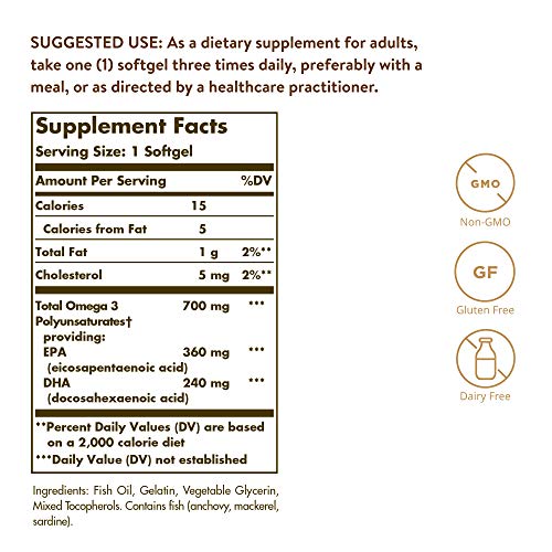 Solgar Omega 3-60 Cápsulas