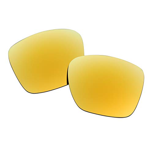 SOODASE Para Oakley Twoface XL Gafas de sol Dorado Lentes de repuesto polarizadas