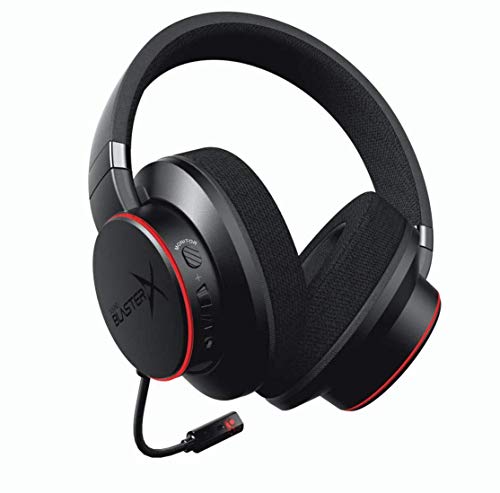 Sound BlasterX H6 - Cascos con micrófono para juegos USB con sonido virtual 7.1