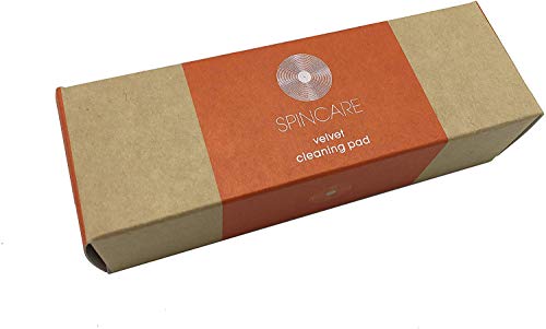 SPINCARE Velvet Cleaning Pad Set De Limpieza De Discos De Vinilo LP Antiestático: Almohadilla + Cepillo para Aguja