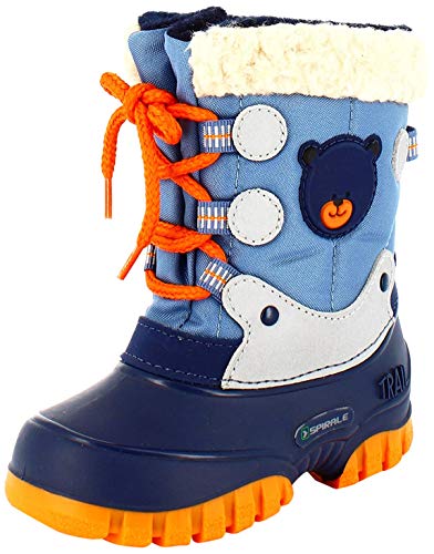 Spirale Fabi, Botas de Nieve Unisex Niños, Azul (Celeste 02319226), 22 EU