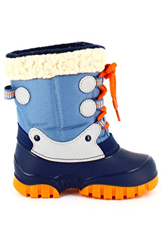 Spirale Fabi, Botas de Nieve Unisex Niños, Azul (Celeste 02319226), 22 EU