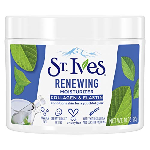 St Ives Crema hidratante facial de colágeno de piel atemporal 10 onzas