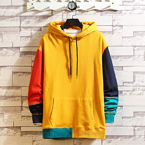 Sudadera con Capucha De Manga Larga con Capucha para Hombre