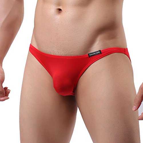 Summer Code Ropa Interior para Hombres Slips Hombres Transpirables Cómodos Calzoncillos Pack