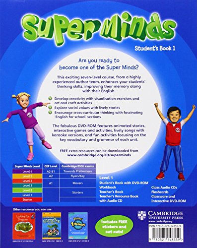 Super minds. Student's book. Per la Scuola elementare. Con DVD-ROM. Con espansione online: SUPER MINDS 1 SB/DVD ROM