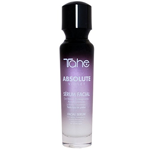 Tahe Absolute Violet Sérum Facial Anti-arrugas y Anti-manchas con Ácido Hialurónico, 50 ml