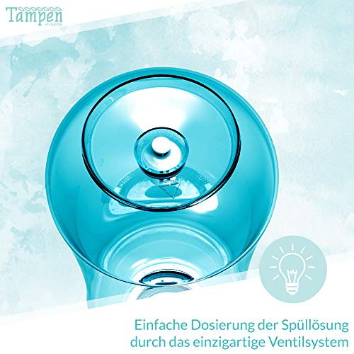 Tampen Set de lavado nasal con 120x Sal de enjuague nasal (300g) y Cuchara medidora (1g) · 3 accesorios para adultos y niños · ducha nasal · Limpieza de nariz