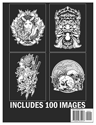 Tattoo Adult Coloring Book Midnight Edition: An Adult Coloring Book with Awesome and Relaxing Beautiful Modern Tattoo Designs for Men and Women Coloring Pages (Volume 3) (Tattoo Midnight Edition)