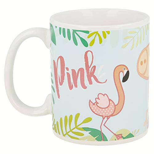 TAZA CERAMICA 325 ML CON CAJA | PEPPA PIG PINK FLAMINGO