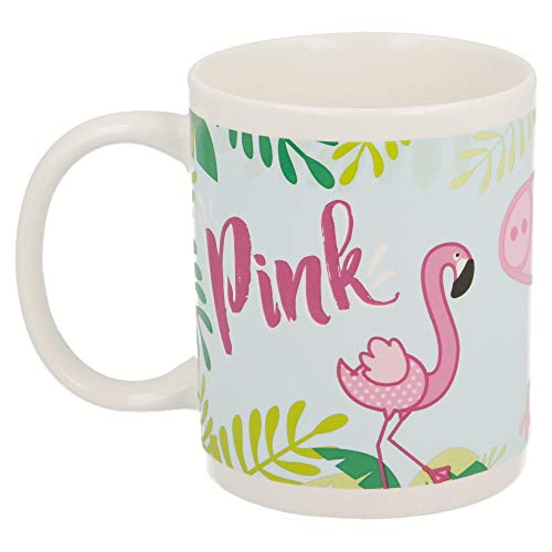 TAZA CERAMICA 325 ML CON CAJA | PEPPA PIG PINK FLAMINGO