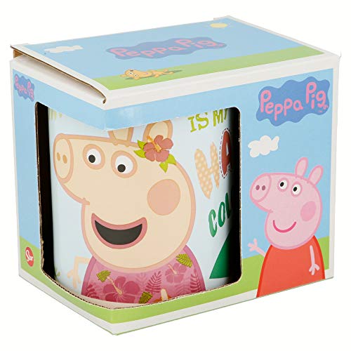 TAZA CERAMICA 325 ML CON CAJA | PEPPA PIG PINK FLAMINGO